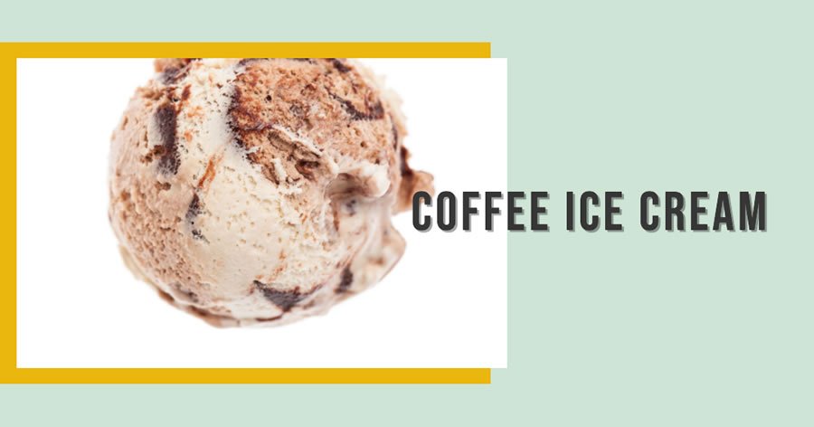 Coffee ice cream without eggs