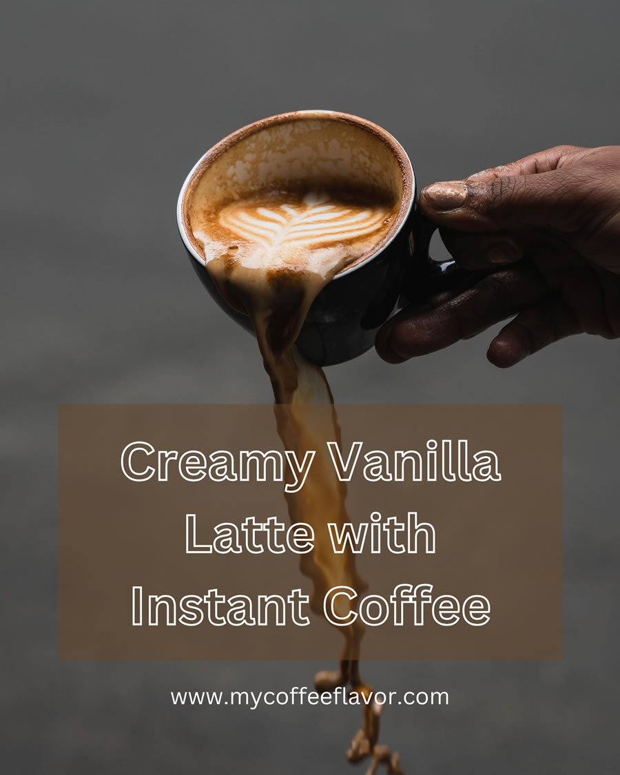 How to Make a Creamy Vanilla Latte with Instant Coffee