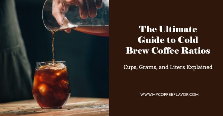 The Ultimate Guide to Cold Brew Coffee Ratios: Cups, Grams, and Liters ...